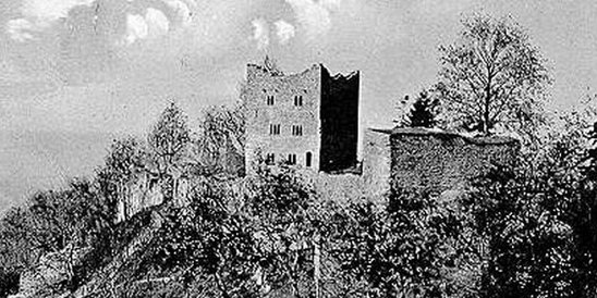 Blick auf die Ruine der Schauenburg.