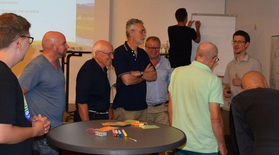 Bild der Diskussionsrunde am 20. Juli 2022 zum Thema Mobilitätsgespräch in der Mediathek.