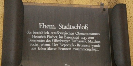 Schild Stadtschloss