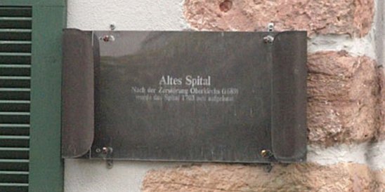 Schild Altes Spital